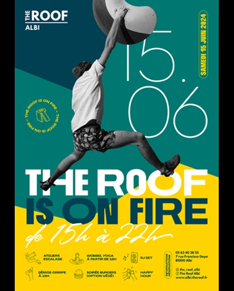 🌟 Événement “The Roof is on fire” le 15 Juin 🌟